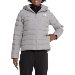 The North Face Women's Meld Grey Aconcagua 3 600‎ Fill Power Down Jacket XXL NEW
